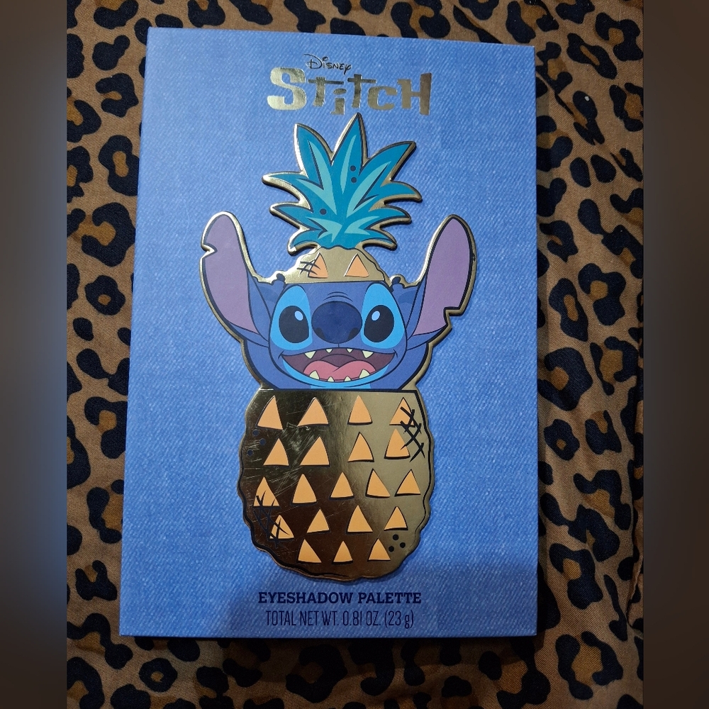 Disney Stitch Eyeshadow Pineapple Palette - Blue, Gold And Lavender Tones. NWT!!